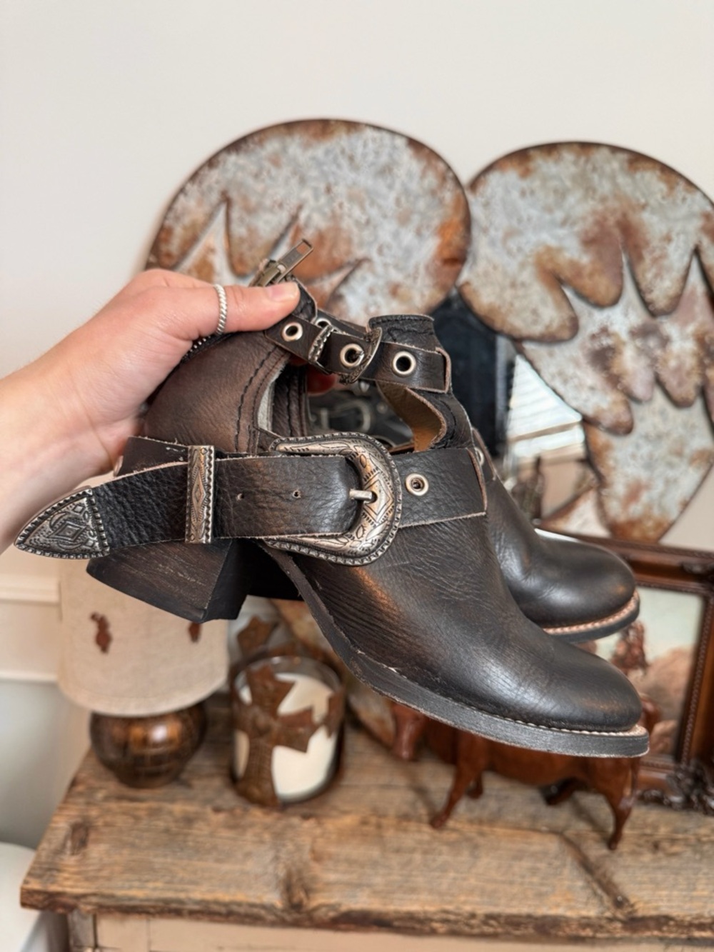 Freebird Buckle Western Boots